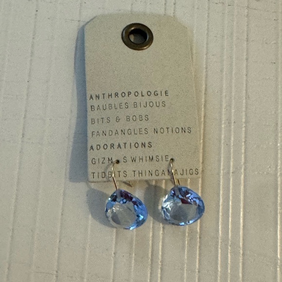 Anthropologie floating gemstone earring - Picture 3 of 13